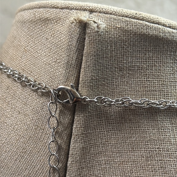 Elegant Silver Necklace crystal - Picture 5 of 6